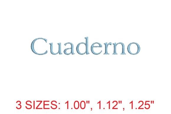Cuadreno Embroidery Font Review for Apparel