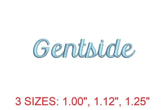 Gentside Embroidery Font Review for Etsy Sellers