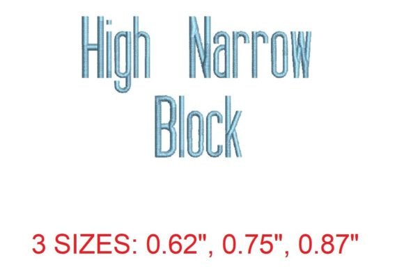 High Narrow Font: A Designer’s Review for Clean Embroidery