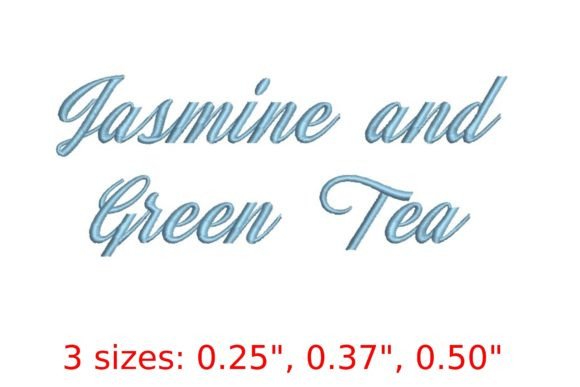 Jasmine and Green Tea Font Review