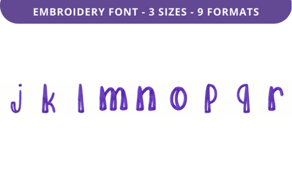 Review: Ease My Mind Font J to R for Embroidery