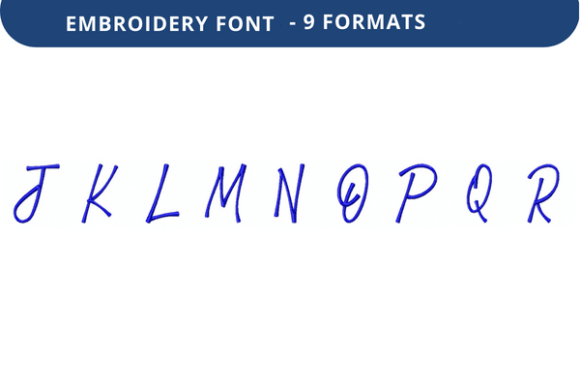 Reviewing Victorina Font J to R for Embroidery