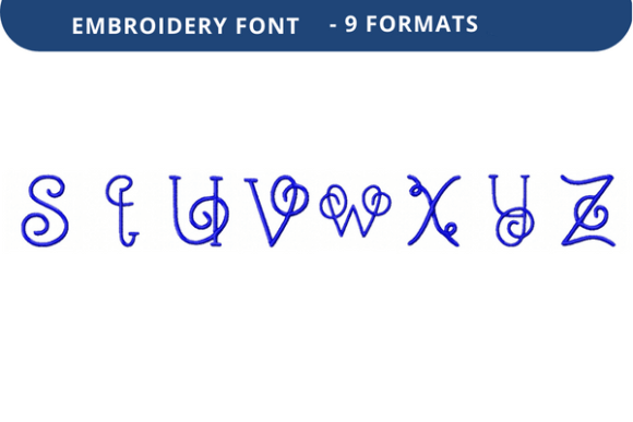 Vine Nouveau Font S-Z: A Holiday Design Review